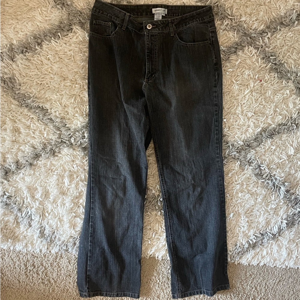 Coldwater Creek Charcoal Jeans